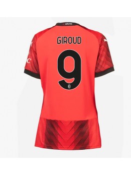 AC Milan Olivier Giroud #9 Replika Hemmakläder Dam 2023-24 Kortärmad